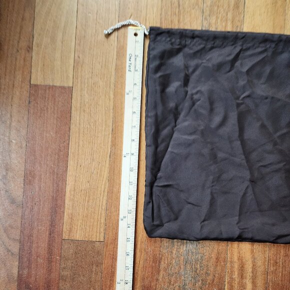Coach Brown Silk Drawstring Dust Bag 15 x 19 - Picture 5 of 15